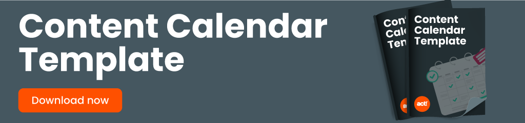 Content Calendar Template