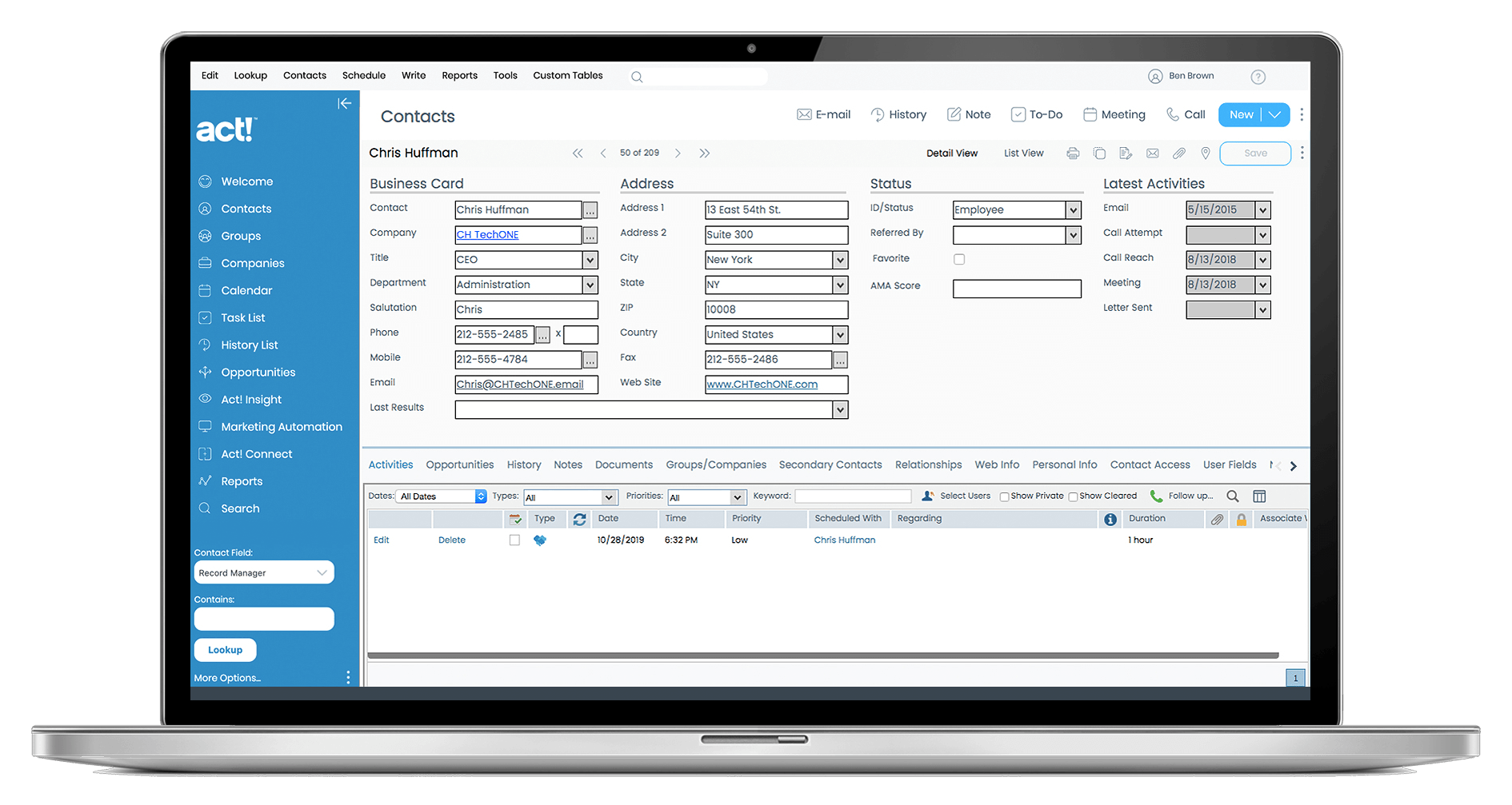 Rich Customer Management