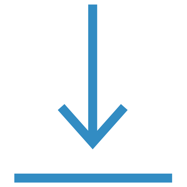 download icon with an arrow pointing downwards