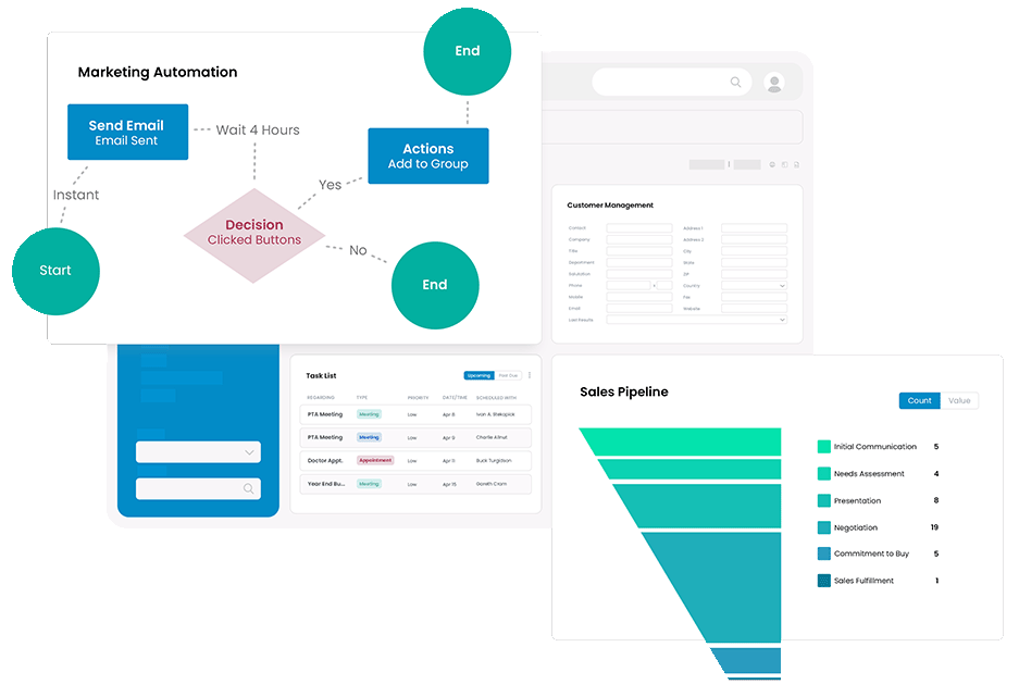 Sales marketing landing page