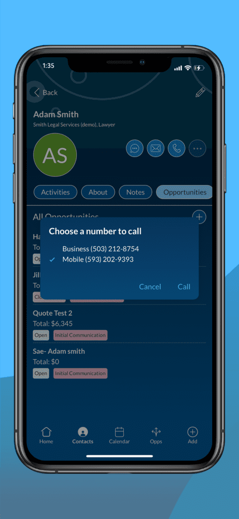 APC Mobile Screenshot- Opportunities